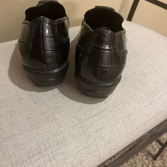 1803  Nome Loafers in Black Glass Croc, size 39 - Picture 4 of 6